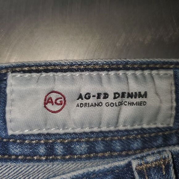 AG Adriano Goldschmied The Graduate AG-ED Tailored Leg Denim Blue Jeans size 38 - Picture 7 of 14